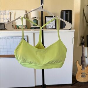 Lululemon Athletica Vibrant Yellow Sports Bra